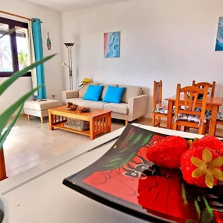 Flat Blue Ocean, Beachfront, Sea View, 1 Bedroom, Livingroom, Fast Internet * Коста Калма