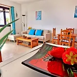 Flat Blue Ocean, Beachfront, Sea View, 1 Bedroom, Livingroom, Fast Internet * Costa Calma