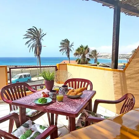Flat Blue Ocean, Beachfront, Sea View, 1 Bedroom, Livingroom, Fast Internet * コスタ・カルマ